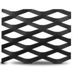 Hot Rolled Black Steel Expanded Metal Mesh Thickness 1.8 mm Width 1.22 m Length 4 m
