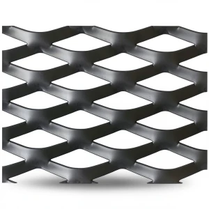 Hot Rolled Black Steel Expanded Metal Mesh Thickness 1.8 mm Width 1.22 m Length 5 m