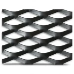 Hot Rolled Black Steel Expanded Metal Mesh Thickness 1.8 mm Width 1.22 m Length 6 m