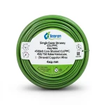 4sq mm Single Core Stranded Wire CU/PVC, 450/750 Rated Voltage, Green Color | Jeddah Cables Company