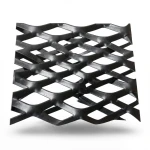 Hot Rolled Black Steel Expanded Metal Mesh Thickness 1.8 mm Width 1.22 m Length 7 m
