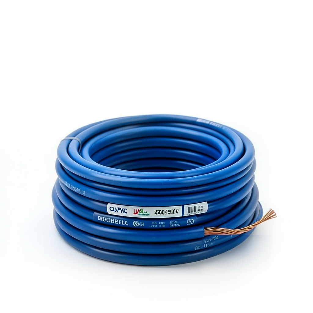 CU/PVC Stranded Copper Wire 50mm2 Conductor, 450/750V, Blue | Jeddah Cables Company