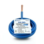 CU/PVC Stranded Copper Wire 70mm2 450/750V Blue | Jeddah Cables Company