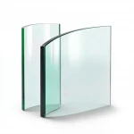 زجاج مقوّى laminated منحنى