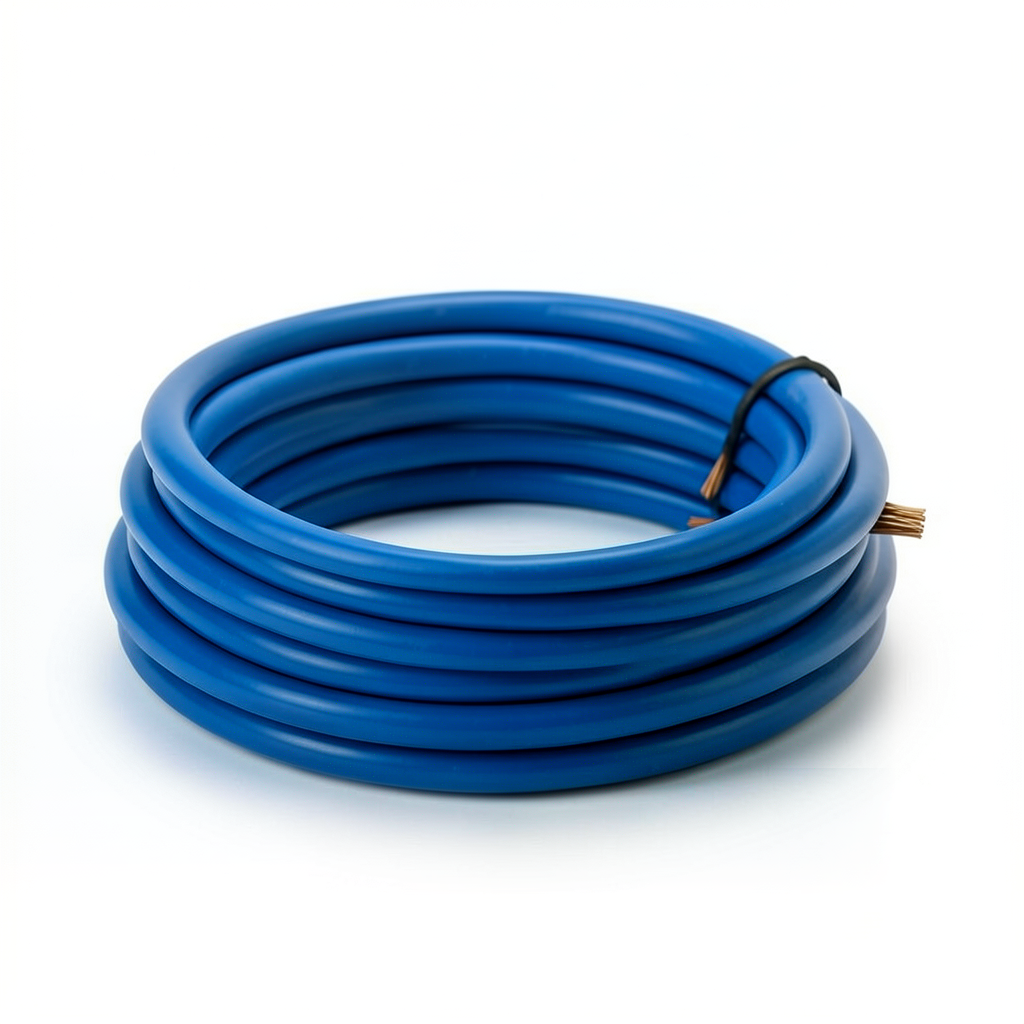 لفة سلك نحاس مجدول CU/PVC مساحة مقطع 150mm2، 450/750V، لون أزرق | شركة كابلات جدة