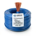 CU/PVC Stranded Copper Wire 150mm2 Conductor, 450/750V, Blue Color | Jeddah Cables Company