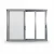 3-Track Sliding Glass Door System - Aluminum Profile