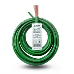 16mm2 Single Core Stranded Electrical Wire CU/PVC, 450/750V, Green Color | Jeddah Cables Company
