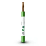 4sq mm Single Core Stranded Wire CU/PVC, 450/750 Rated Voltage, Green Color | Jeddah Cables Company
