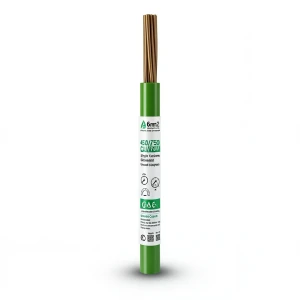 6mm2 Single Core Stranded Wire CU/PVC, 450/750 volts, Green Color | Jeddah Cables Company