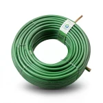16mm2 Single Core Stranded Electrical Wire CU/PVC, 450/750V, Green Color | Jeddah Cables Company