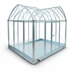Galvanized Greenhouse Steel Structure by Al Rawda