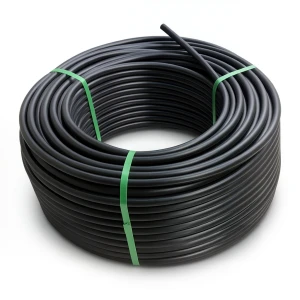 لفة أنابيب بلاستيك HDPE ضغط 12.5 بار PE 100، قطر خارجي 160 مم SDR 11 لون أسود