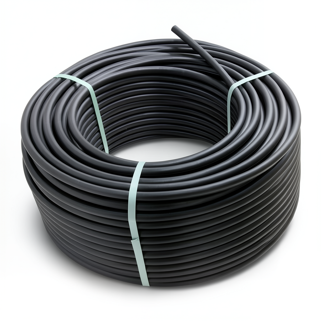 HDPE Plastic Coil Pipe Nominal Pressure 15.6 Bar PE100 OD 16 mm SDR 9 Black