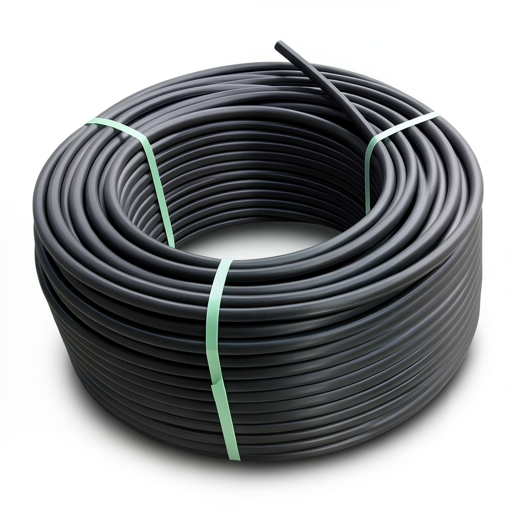 لفة أنابيب HDPE ضغط 15.6 بار PE 100 قطر خارجي 20 مم SDR 9 لون أسود