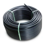 HDPE Plastic Coil Pipe PE 100 25 mm SDR 9 Nominal Pressure 15.6 Bar Black