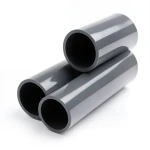 أنابيب بلاستيك UPVC ضغط 12 بار مقاس 1 1/4 إنش سمك 2.7 مم لون رمادي غامق
