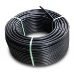 HDPE Plastic Coil Pipe Nominal Pressure 15.6 Bar PE 100, 63 mm SDR 9 Black