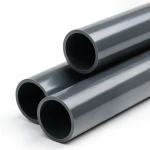 انابيب بلاستيك UPVC ضغط 9 بار مقاس 4 إنش سماكة 5.2 ملم لون رمادي غامق