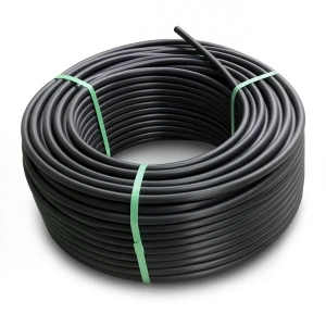 لفة أنابيب بلاستيك HDPE ضغط 15.6 بار PE 100 قطر خارجي 75 مم SDR 9 لون أسود