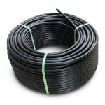 HDPE Plastic Coil Pipe PN 15.6 Bar PE 100, 90 mm Diameter, SDR 9 Black