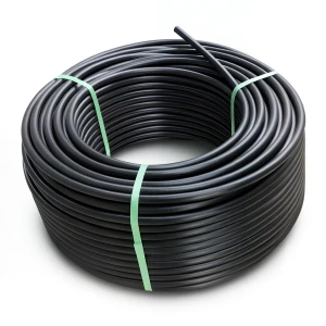 لفة أنابيب بلاستيك HDPE ضغط 15.6 بار PE 100، قطر خارجي 90 مم، SDR 9، أسود