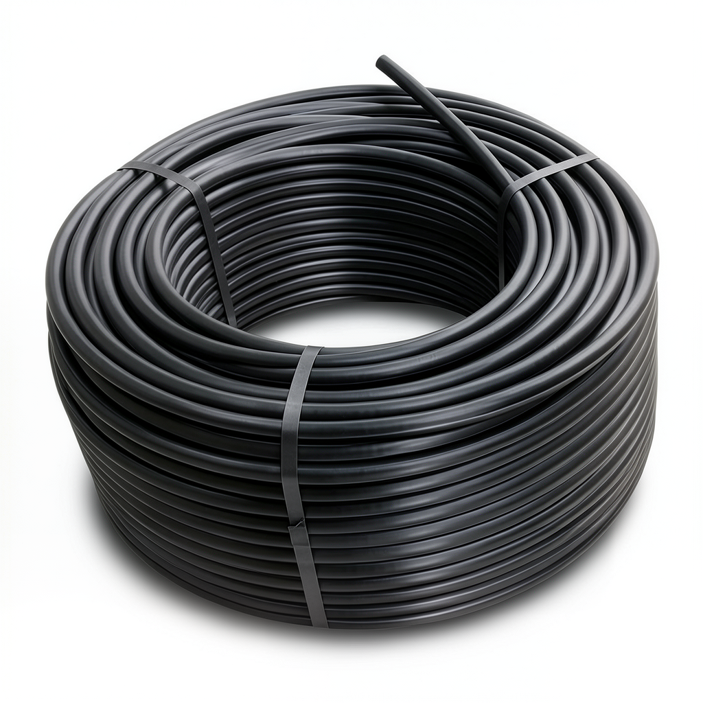 HDPE Plastic Coil Pipe Nominal Pressure 15.6 Bar PE 100 OD 110 mm SDR 9 Black