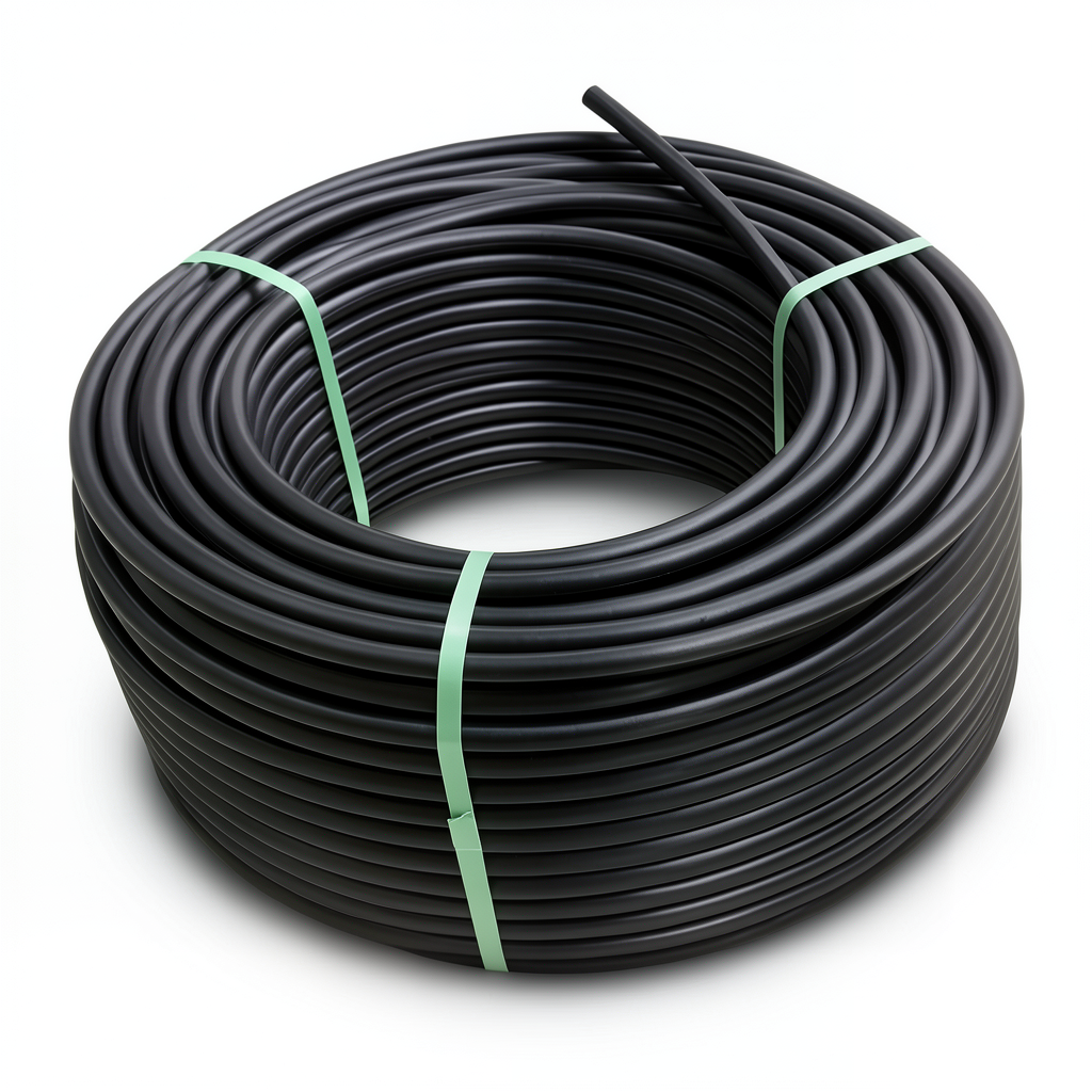 لفة أنابيب HDPE ضغط 15.6 بار PE 100 قطر خارجي 125 مم SDR 9 لون أسود