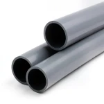 أنابيب بلاستيك UPVC ضغط 12 بار مقاس 1 1/4 إنش سمك 2.7 مم لون رمادي غامق