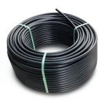 HDPE Plastic Coil Pipe PN 15.6 Bar PE 100 OD 140 mm SDR 9 Black