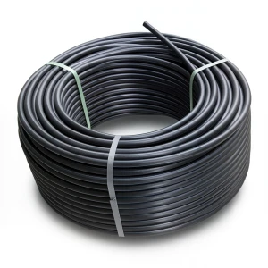 لفة أنابيب HDPE ضغط 15.6 بار PE 100، قطر خارجي 160 مم، SDR 9 أسود