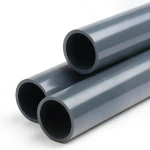 أنابيب بلاستيك UPVC ضغط 15 بار مقاس 3/8 إنش سمك 1.9 مم لون رمادي غامق