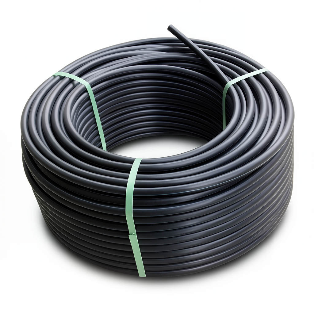 لفة أنابيب HDPE ضغط 19.2 بار PE 100 قطر خارجي 16 مم SDR 7.4 لون أسود
