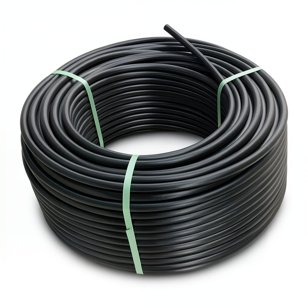 لفة أنابيب HDPE ضغط 19.2 بار PE 100 قطر خارجي 20 مم SDR 7.4 لون أسود