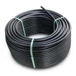 HDPE Plastic Coil Pipe Nominal Pressure 19.2 Bar PE 100 OD 40 mm SDR 7.4 Black
