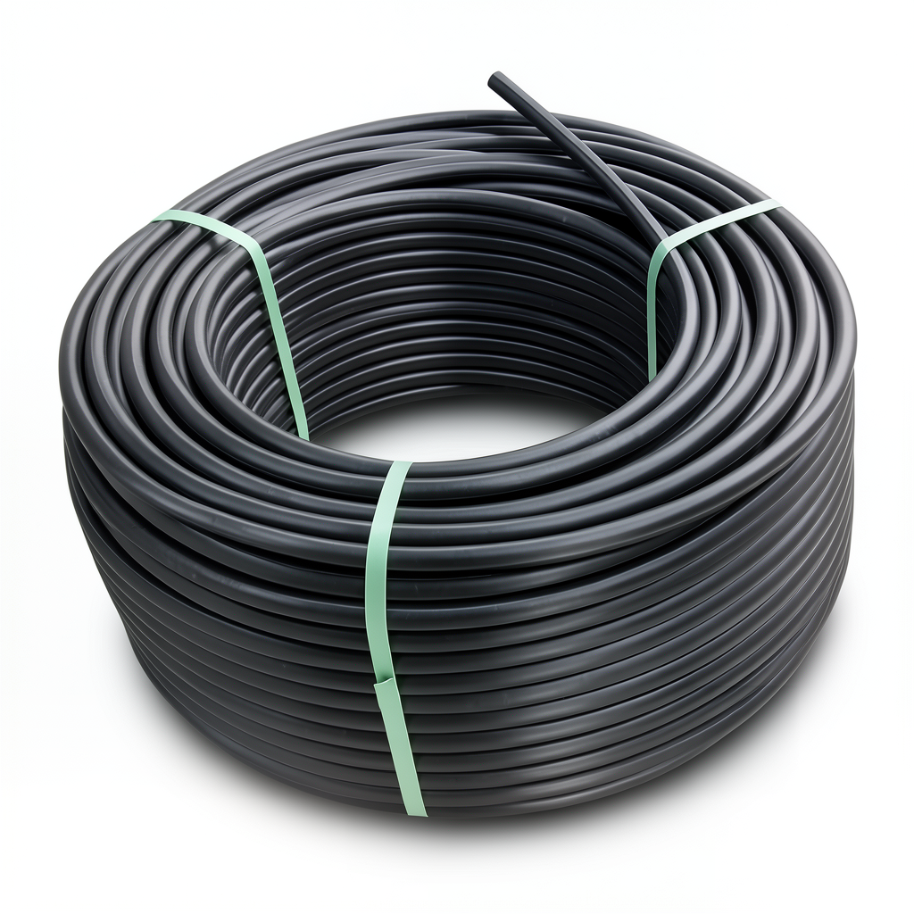 HDPE Plastic Coil Pipe Nominal Pressure 19.2 Bar PE 100 OD 40 mm SDR 7.4 Black