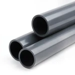 أنابيب بلاستيك UPVC ضغط 15 بار مقاس 3/8 إنش سمك 1.9 مم لون رمادي غامق