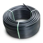 HDPE Plastic Coil Pipe PN 15.6 Bar PE 100, 90 mm Diameter, SDR 9 Black