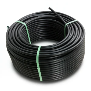 لفة أنابيب HDPE ضغط اسمي 15.6 بار PE 100 قطر خارجي 110 مم SDR 9 لون أسود