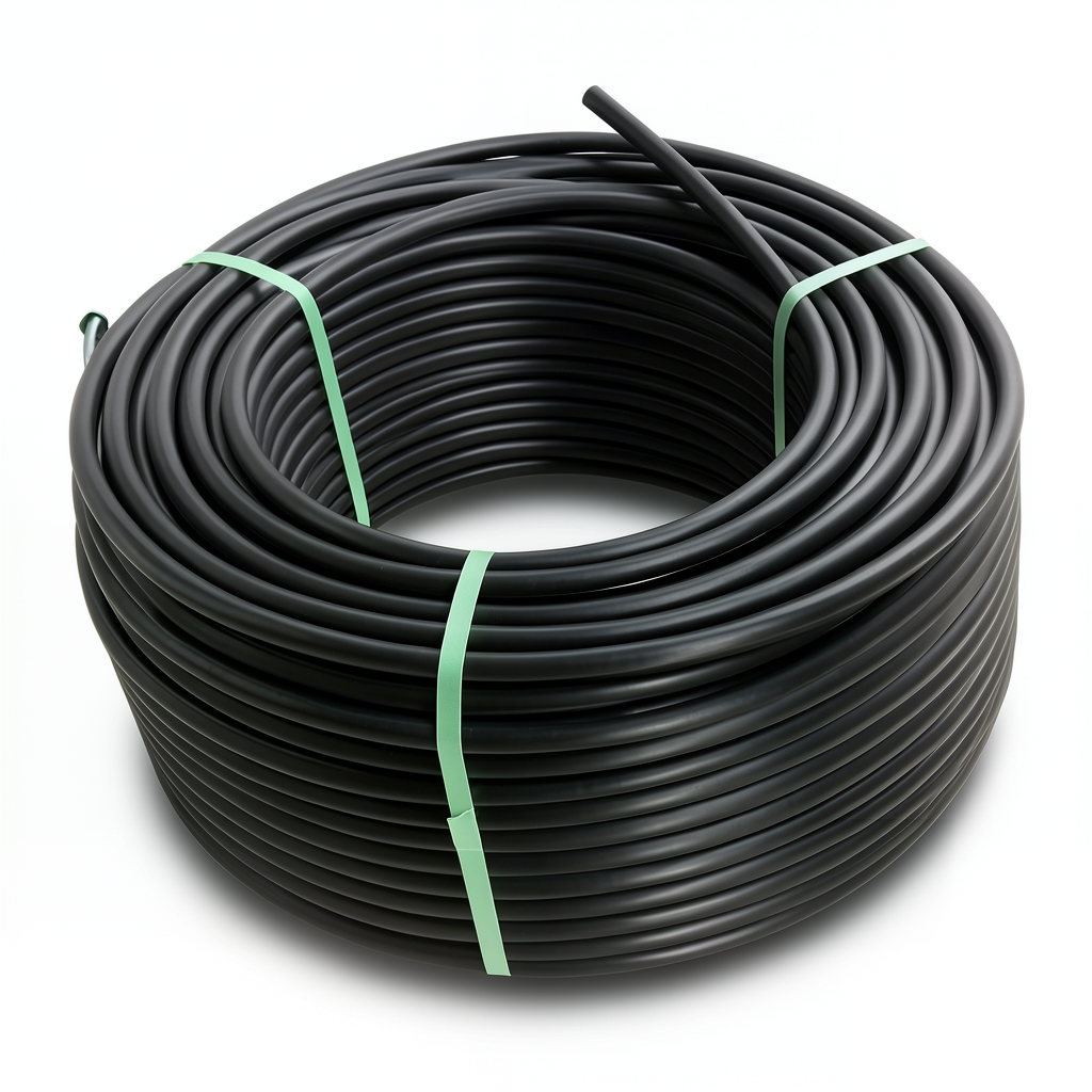 HDPE Plastic Coil Pipe Nominal Pressure 15.6 Bar PE 100 OD 110 mm SDR 9 Black