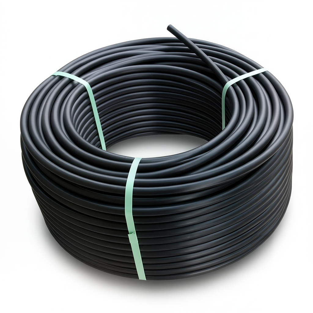 لفة أنابيب HDPE ضغط 15.6 بار PE 100 قطر خارجي 125 مم SDR 9 لون أسود
