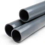 انابيب بلاستيك UPVC ضغط 15 بار مقاس 1 إنش سمك 2.7 مم لون رمادي غامق