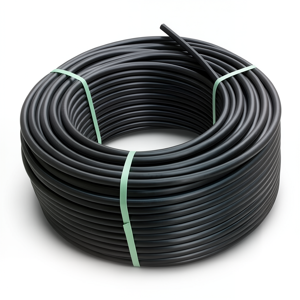 HDPE Plastic Coil Pipe PN 15.6 Bar PE 100 OD 140 mm SDR 9 Black
