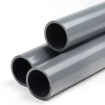 انابيب بلاستيك UPVC ضغط 15 بار مقاس 1/2 1 إنش سماكة 3.7 ملم لون رمادي غامق