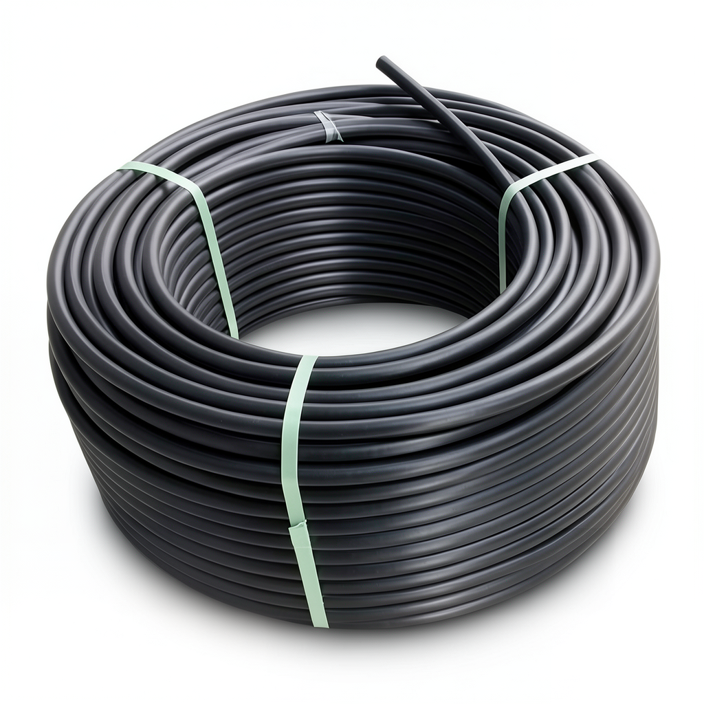 لفة أنابيب HDPE ضغط 19.2 بار PE 100 قطر خارجي 16 مم SDR 7.4 لون أسود