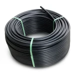 HDPE Plastic Coil Pipe Nominal Pressure 19.2 Bar PE 100 OD 20 mm SDR 7.4 Black
