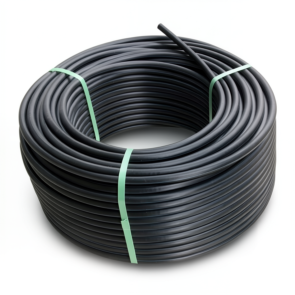 لفة أنابيب HDPE ضغط 19.2 بار PE 100 قطر خارجي 20 مم SDR 7.4 لون أسود
