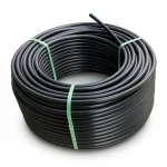HDPE Plastic Coil Pipe PN 19.2 Bar PE 100 OD 25 mm SDR 7.4 Black