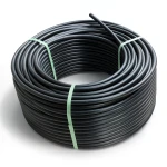 HDPE Plastic Coil Pipe PN 19.2 Bar PE 100, 32 mm Diameter, SDR 7.4, Black