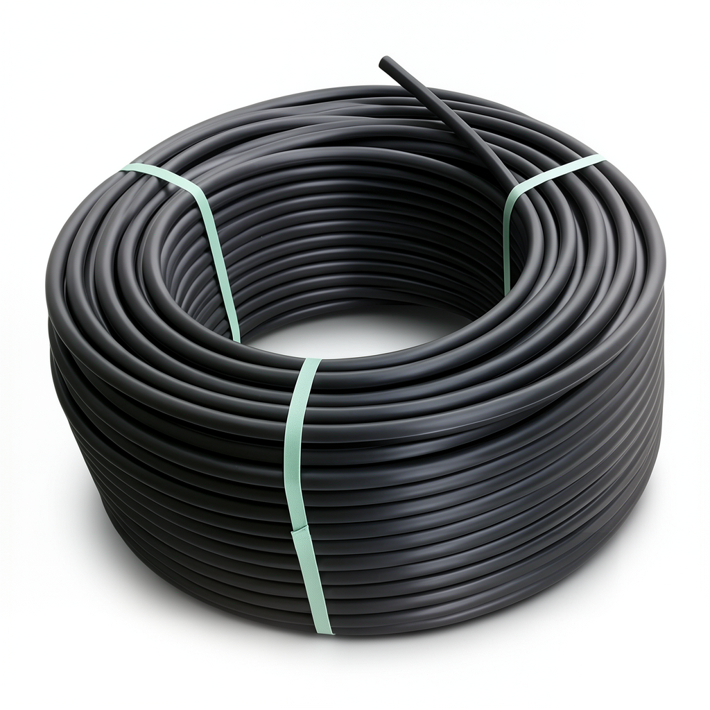 HDPE Plastic Coil Pipe Nominal Pressure 19.2 Bar PE 100 OD 40 mm SDR 7.4 Black